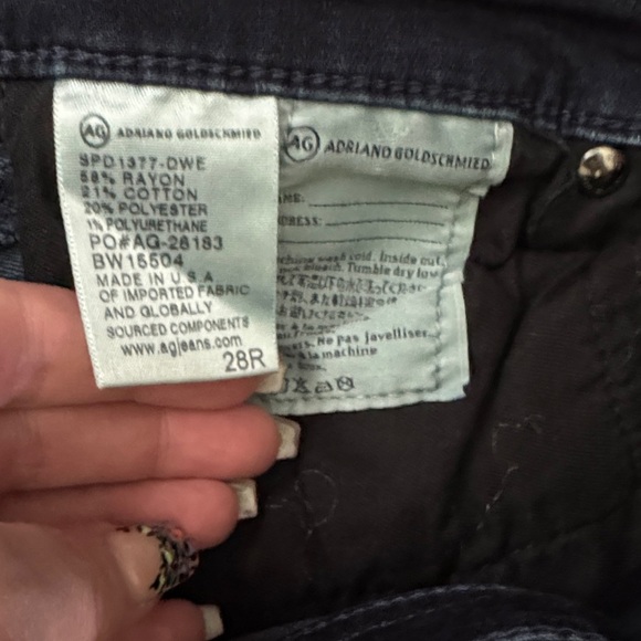 AG Adriano Goldschmied Midnight The Stevie ankle Jeans - Picture 3 of 8